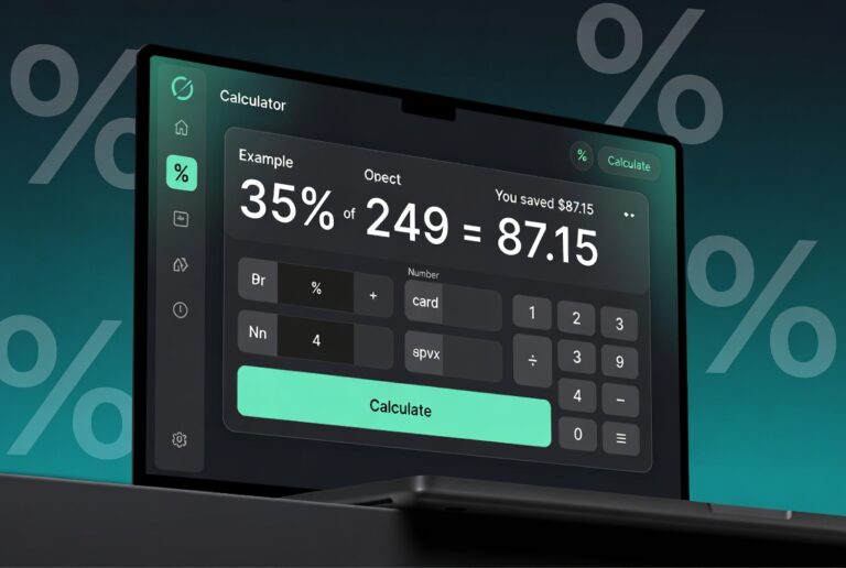 Percentage Calculator Guide: Calculate Percentages Quickly & Accurately in 2026