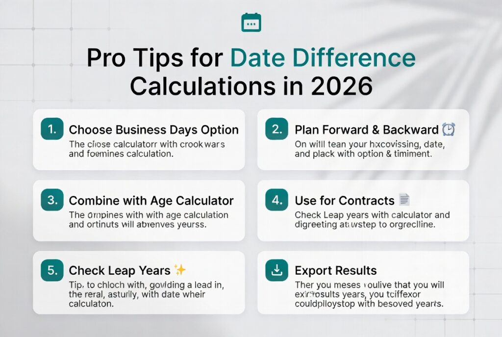 Pro Tips Infographic